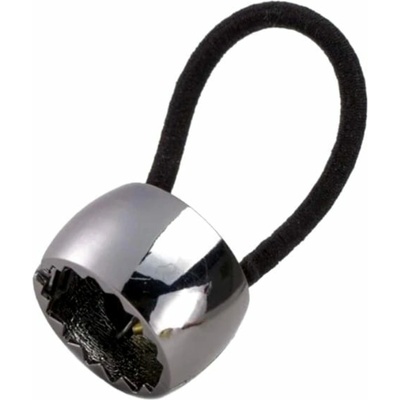 Jewelry & watches ластик за коса JEWELRY & WATCHES - Round metal - B48_черен