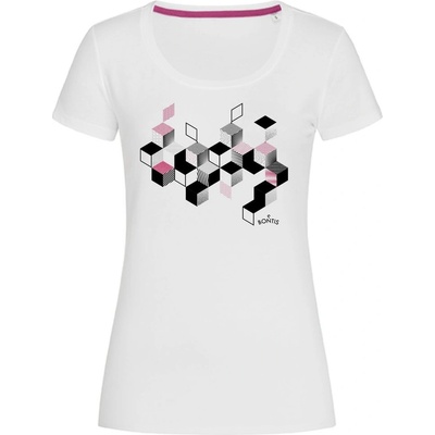 Bontis CUBES Bílá / růžová