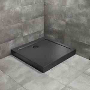 Radaway Doros C Compact Stone квадратно душ корито 100x100 см черен акрил (SDRC1010-05-54S)