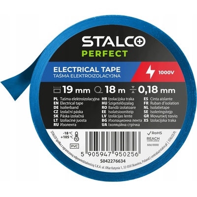 Stalco Perfect Izolačná páska 19 mm x 18 m modrá