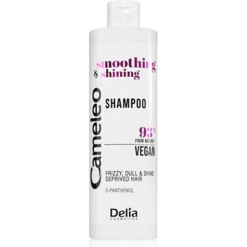 Delia Cosmetics Cameleo Smoothing & Shining uhladzujúci šampón pre nepoddajné a krepovité vlasy 400 ml