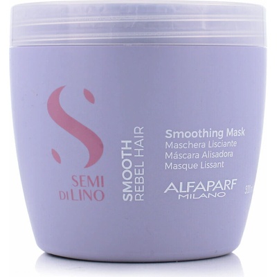Alfaparf Milano Semi di Lino Smooth uhladzujúca maska pre nepoddajné a krepovité vlasy 500 ml