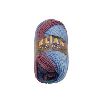 VSV Pletací příze Elian Soft Wool 949 - modrá