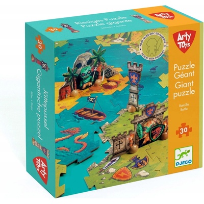 ART Djeco DJECOY TOYS Obří BATTLE 26 dílků