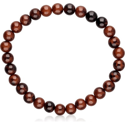 Jantario Korálkový náramok Obsidián mahagónový 6 mm 106076