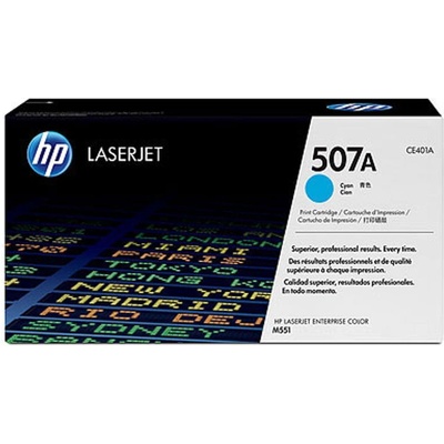 HP 507A Cyan LaserJet Toner Cartridge (CE401A)