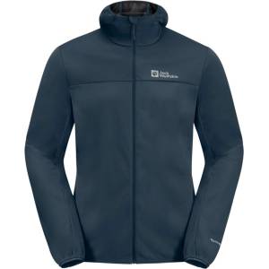 Jack Wolfskin Яке Jack Wolfskin Men's Feldberg Water Resistant Windproof Hooded Long Sleeve Softshell Jacket - Midnight Sky