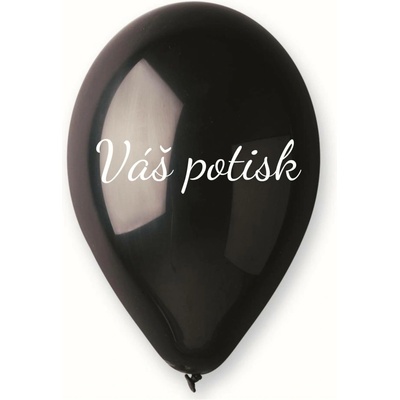 Personal Svet balonku Balónek s textem Černý 26 cm