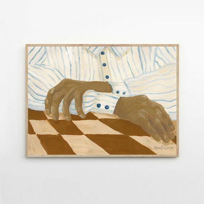 Moikka Plakát Light Stripes by Hanna Peterson A4 (21x27cm)
