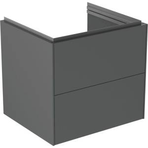 Ideal Standard Atelier Conca стенен долен шкаф, 2 чекмеджета, матов антрацит, 60 см (T4573Y2)