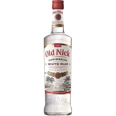 Rum Old Nick caribbean white 37,5% 0,7 l (holá láhev)