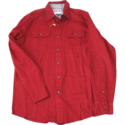 Wrangler košile dlouhý rukáv Stretch Twill červená