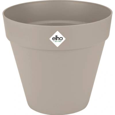 elho Kvetináč s kolieskami loft urban round 60 cm - mushroom beige