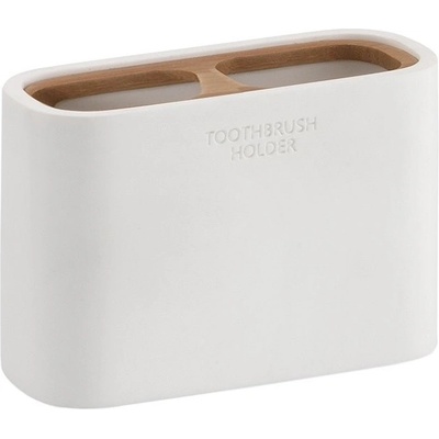 Gedy NINFEA pohár na postavenie biela matná/bambus SPH 139802