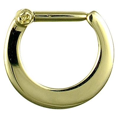 Septum ocelový zlatý 1.2 x 7 mm KSZ9456