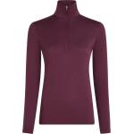 Icebreaker Дамско мериносово термобельо Icebreaker Women's 200 Oasis L/S Half Zip Merino longsleeve - Dark Berry (115-2261-0813)