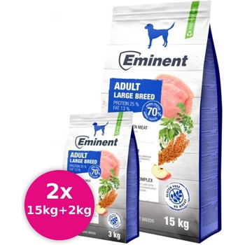 Eminent Dog Adult Large Breed 2 x 17 kg