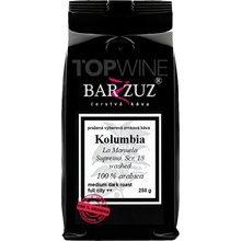 Barzzuz Kolumbia Cafe Sofia Scr. 19 washed 100 % arabica 250 g