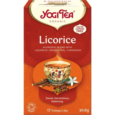 Yogi Tea Bio čaj Lékořice 17 x 1,8 g