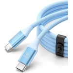 ORICO Кабел с бързо зареждане за устройства с USB-C порт - Orico CDX USB-C to USB-C Fast Charging Cable 100W (син) (100 см) (CDX-100W)