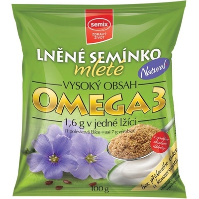 Semix Lněné semínko mleté natural SEMIX 100 g