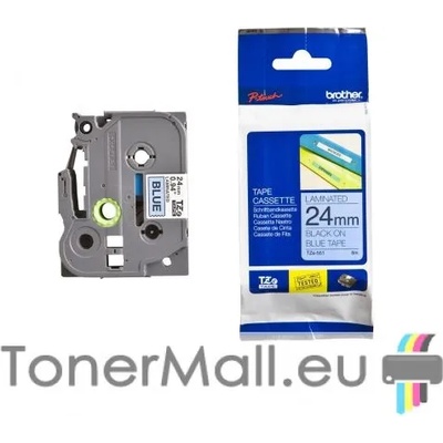 Brother Tape Black on Blue Brother TZ-551