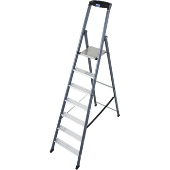 KRAUSE Алуминиева стояща елоксирана стълба Krause, 6+1 (06124210) (06124210)