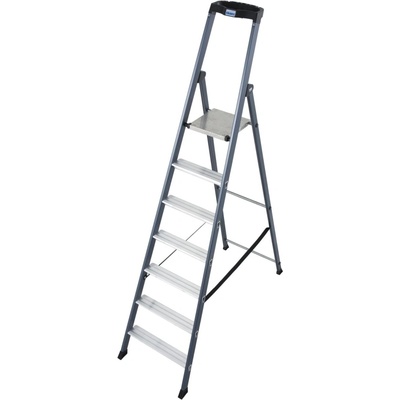 KRAUSE Алуминиева стояща елоксирана стълба Krause, 6+1 (06124210) (06124210)