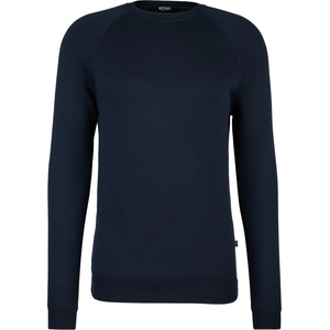 Stoic Мъжки вълнен пуловер Stoic MerinoFlatFleece240 SolbergSt. Crew Merino jumper - Dark Navy - размер XXL (005-6587-0215)