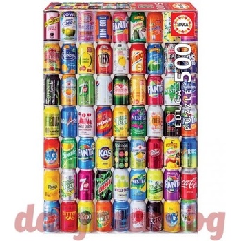 Image 1 of Educa Пъзел educa 18447 - 500 части - Колекция кенчета (edu18447)