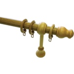 GARDINIA КОРНИЗ ДЪРВЕН ЛУГАНО gardinia ф28мм 120см НАТЮР (5600)