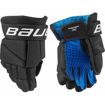Bauer S21 X SR 15 Black/White Ръкавици за хокей