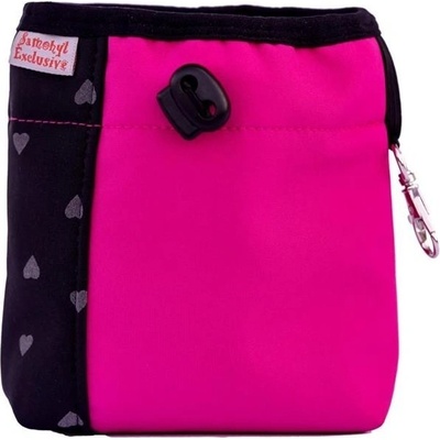 Splendor Pamlskovník softshell 15 x 15 srdíčko tmavě růžová