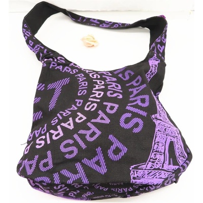 Bavlissimo dámská látková taška Crossbody Paris fialová 1