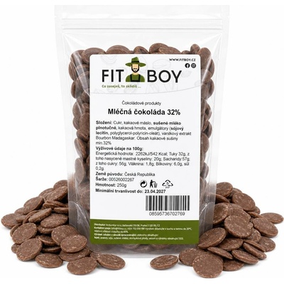 Fitboy Mléčná 32% 250 g