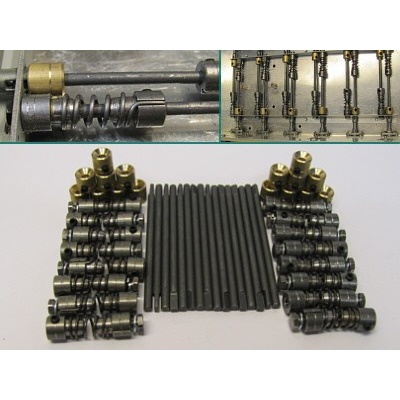 Elmod Torzné pruženie podvozku typ A pre Tiger 1/16 Heng Long