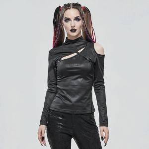 Devil fashion дамска тениска с дълъг ръкав devil fashion - tt18701