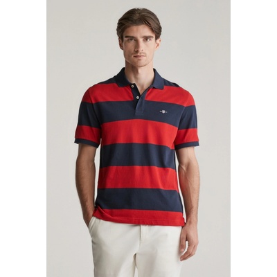 Gant Block stripe deep ruby red
