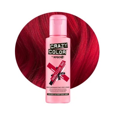 Crazy Color 40 farba na vlasy Vermillion Red 100 ml