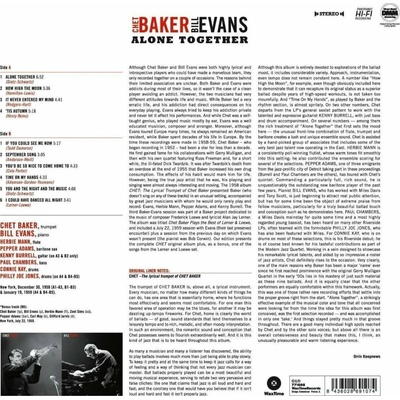 Alone Together - Chet Baker & Bill Evans