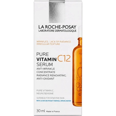 La Roche Posay Pure Vitamin C12 antioxidačné obnovujúce sérum proti vráskam 30 ml