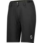 SCOTT Дамски шорти за колоездене Scott Women's Shorts Trail Flow with Pad Cycling bottoms - Black - размер XS (155-1035-0111)