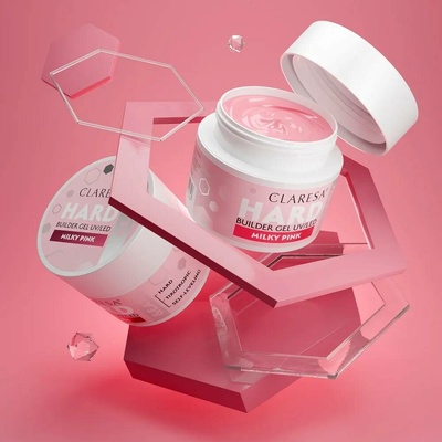 Claresa Hard Easy strukturující gel milky pink 45 g