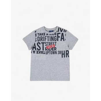 Chicco Boys Letters Tee Light Grey