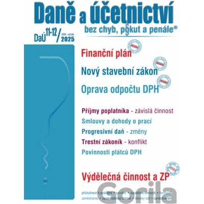 DaÚ 11-12 / 2026 - Finanční plán - Martin Děrgel, Ivan Macháček, Václav Benda, Antonín Daněk