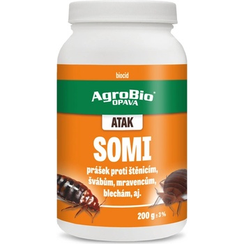 Agro Bio Atak Somi prášek proti štěnicím a švábům 200 g