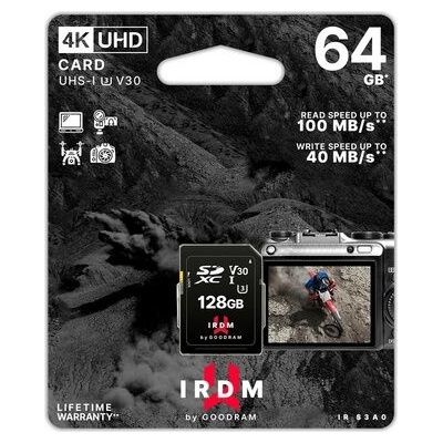 GOODRAM SDXC Class 10 64GB IR-S3A0-0640R12