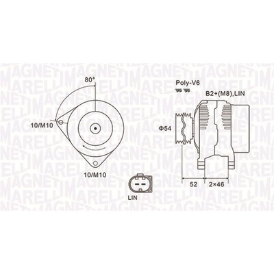 MAGNETI MARELLI generátor 063731970010