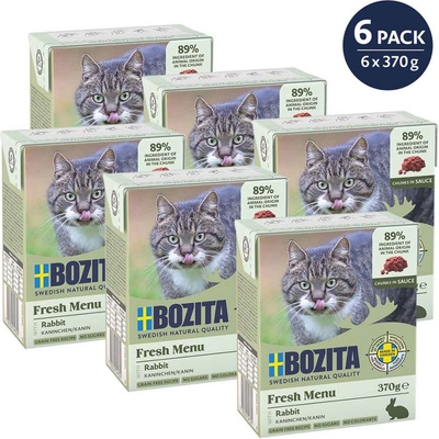 Bozita Cat kousky v omáčce s králíkem 6 x 370 g