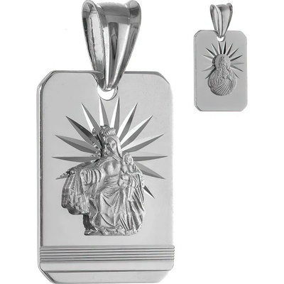 Argento Stříbrný přívěsek Škapulíř 84430